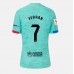 Tanie Strój piłkarski Barcelona Ferran Torres #7 Koszulka Trzeciej dla damskie 2023-24 Krótkie Rękawy